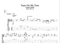 "TEARS ON MY TOES" - Guitar Tablature