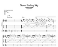 "NEVER ENDING SKY" - Guitar Tablature