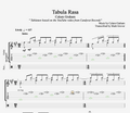 "TABULA RASA" - Guitar Tablature
