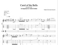"CAROL OF THE BELLS" - Guitar Tablature