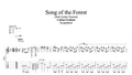 "SONG OF THE FOREST" - Guitar Tablature